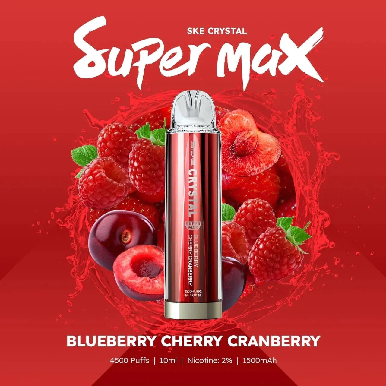 SKE Crystal Super Max 4500 Puffs Disposable Vape