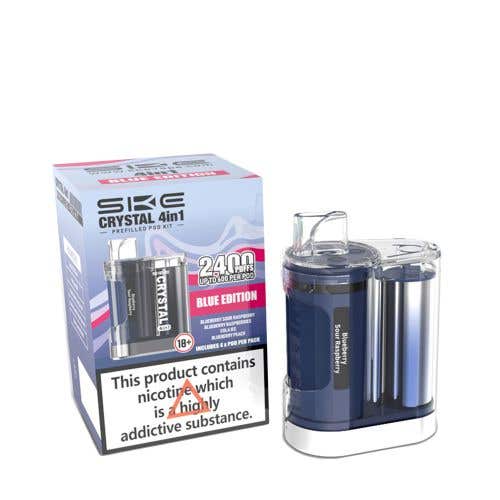 SKE Crystal 4 in 1 Disposable Pod Vape Kit 2400 Puffs